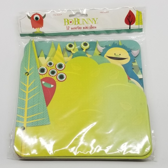 Bo Bunny Lil' Monster Scrapbook Album - Picture 1 of 7